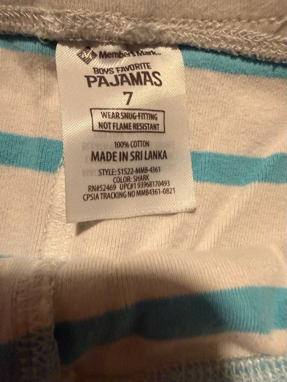 Shark Pajama Set